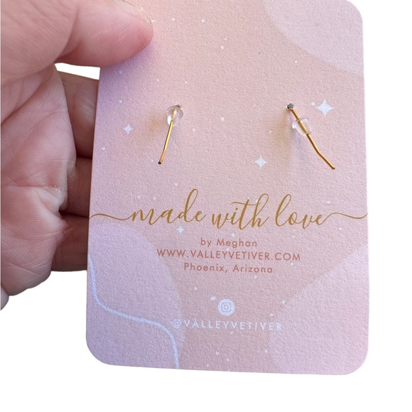 Valley and Vetiver Sun and Moon Drop earrings - Picture 5 of 5